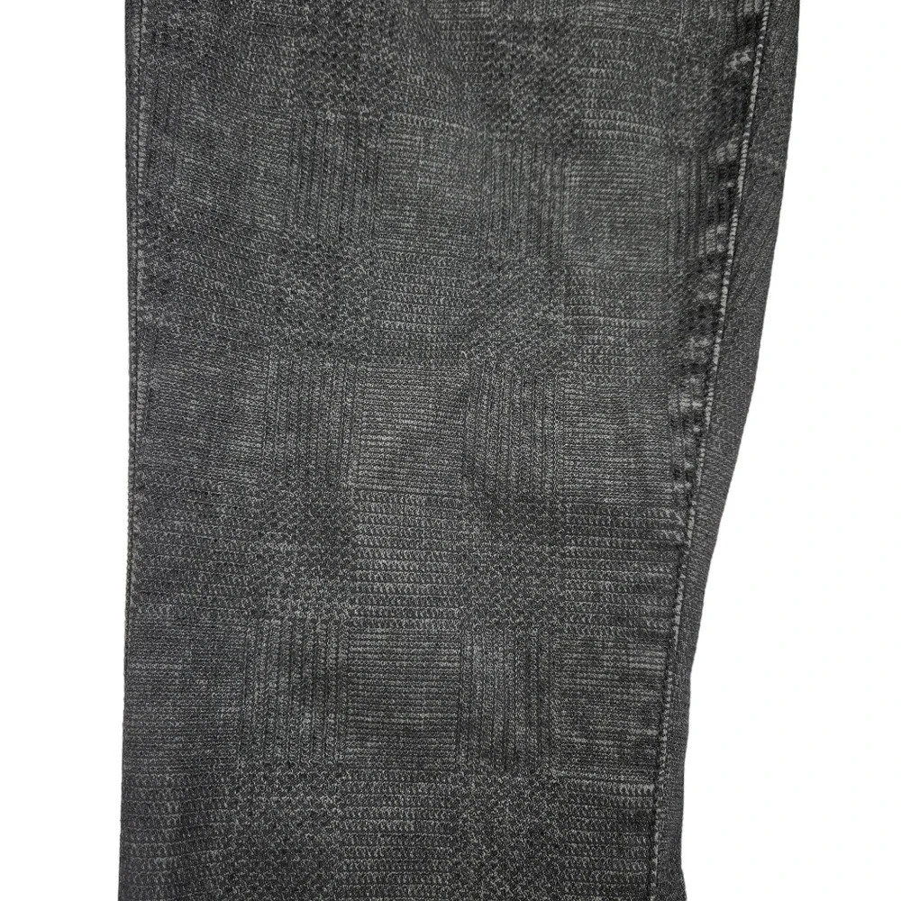 Textile Elizabeth & James Ankle Skinny Jeans Debbie Black Plaid Denim - Picture 2 of 7